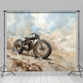 Aperturee - Aperturee Abstract Painted Dirt Bike Sports Photo Backdrop